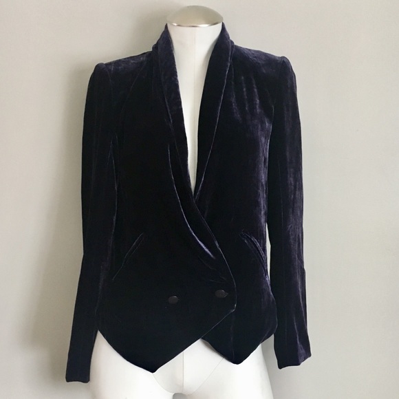 Twelfth Street by Cynthia Vincent Jackets & Blazers - Twelfth Street by Cynthia Vincent Velvet Blazer